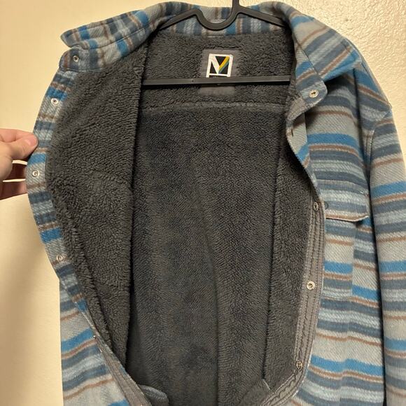 Voyager Sherpa Lined Snap Up Jacket - Picture 4 of 8